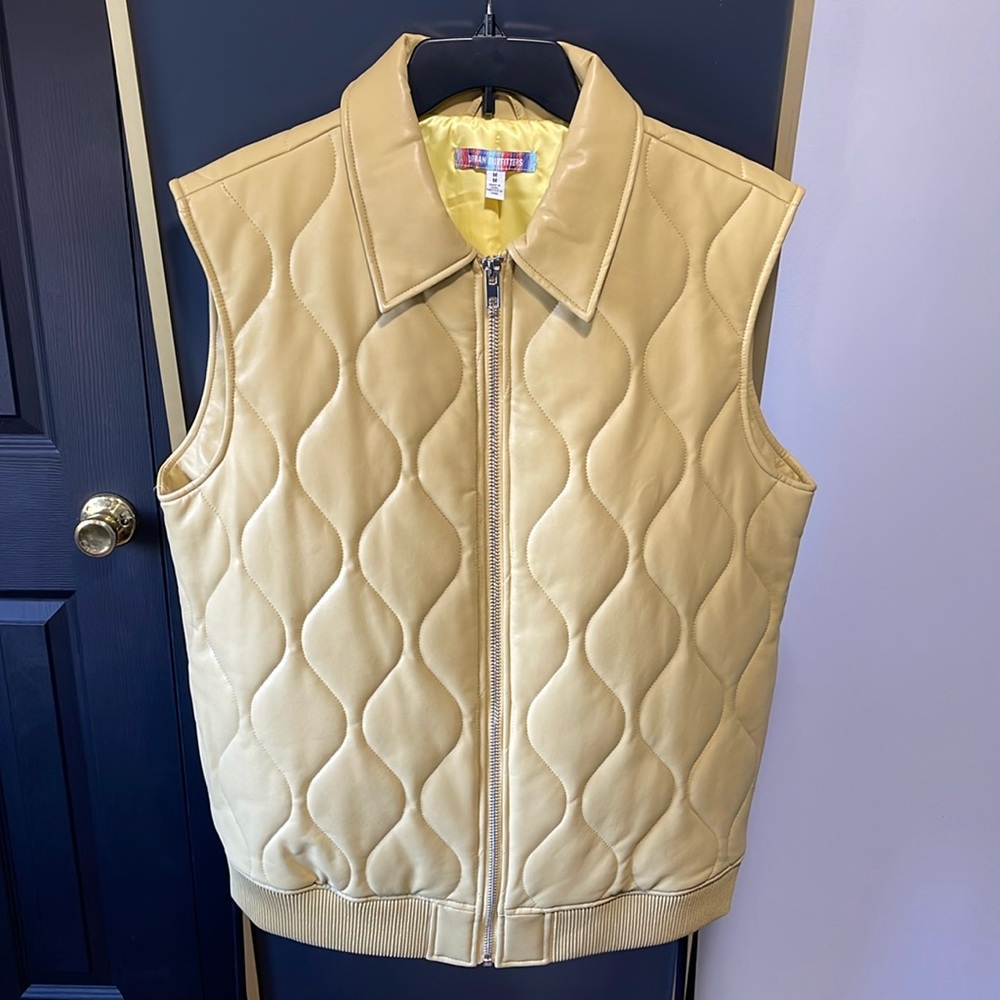 Urban Outfitters Leather Long Vest